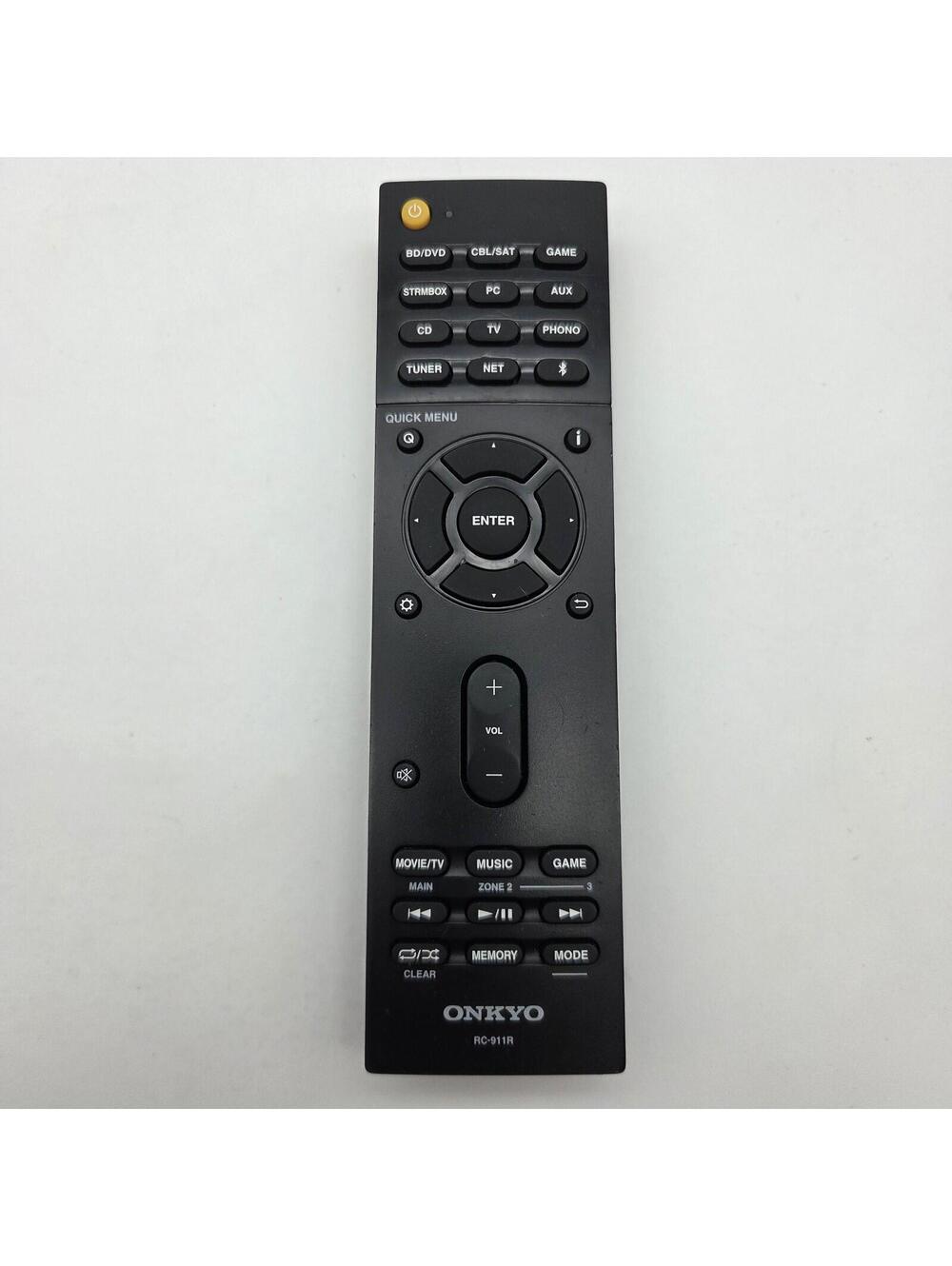 Genuine Onkyo RC-911R Remote Control For TX-NR555 TX-NR656 TX-NR757 - Tested OEM